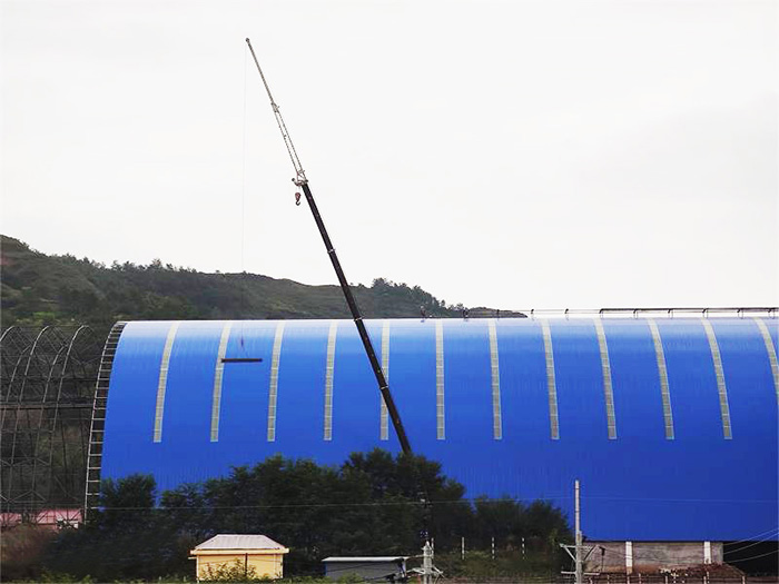 陇南煤棚网架工程